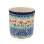 Pojemnik niższy Motyl i Kwiecie, Ceramika Bolesławiec