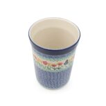 Pojemnik wyższy Motyl i Kwiecie, Ceramika Bolesławiec (2)