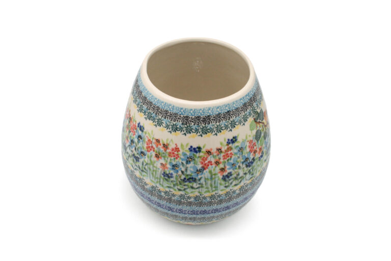 Wazon bardzo duży Ptaszek na Kolorowej Łące, Ceramika Bolesławiec (2) Wazon bardzo duży Ptaszek na Kolorowej Łące, Ceramika Bolesławiec (2)