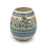 Wazon bardzo duży Ptaszek na Kolorowej Łące, Ceramika Bolesławiec