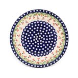 Talerz na pizzę – patera Czereśnie, Ceramika Bolesławiec