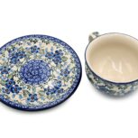 Filiżanka elegancka Lobelia, Ceramika Bolesławiec (2)