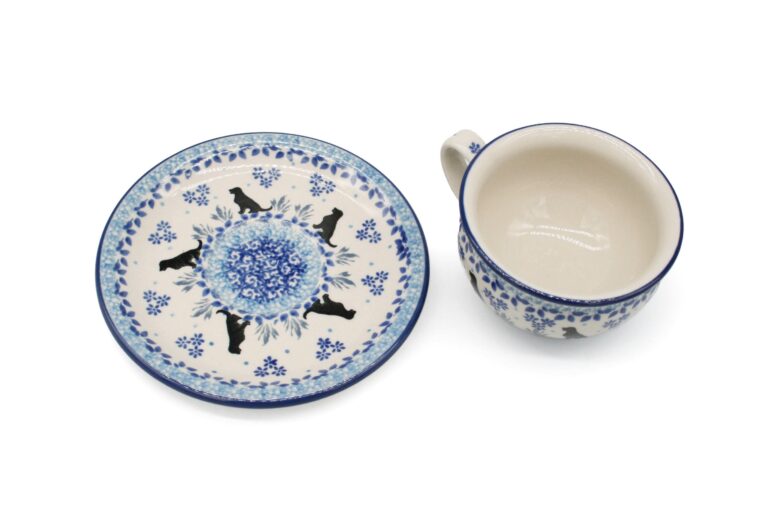 Filiżanka elegancka Pieski 2, Ceramika Bolesławiec (2) Filiżanka elegancka Pieski 2, Ceramika Bolesławiec (2)