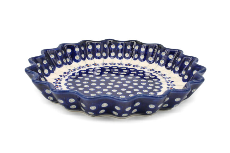 Forma do pieczenia lub na tartę mała Kropka i Kwiatek, Ceramika Bolesławiec (2) Forma do pieczenia lub na tartę mała Kropka i Kwiatek, Ceramika Bolesławiec (2)