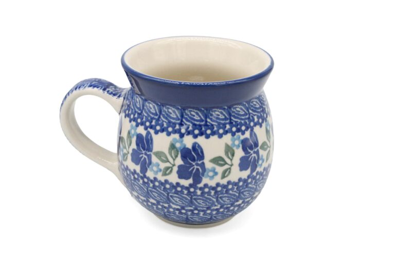 Bardzo duży kubek baryłka 500 ml Blue, Ceramika Bolesławiec (2) Bardzo duży kubek baryłka 500 ml Blue, Ceramika Bolesławiec (2)