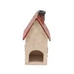 Domek ceramiczny na świeczkę – Czerwony dach 6 (3)