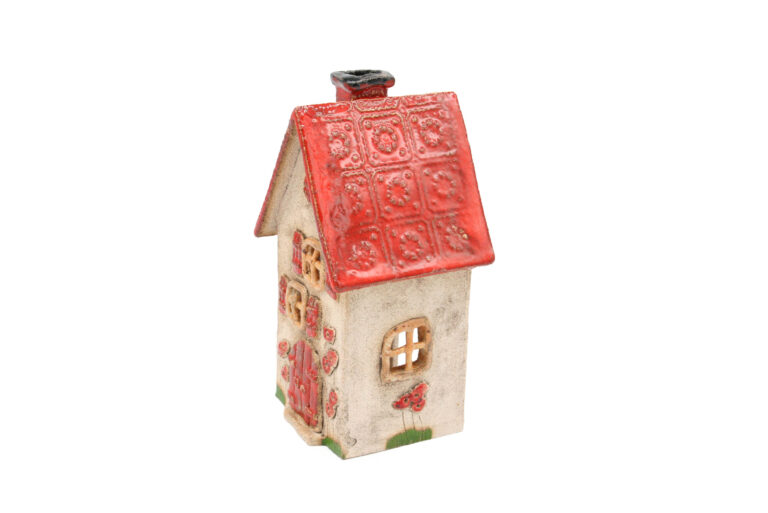 Domek ceramiczny na świeczkę – Czerwony dach 7 (2) Domek ceramiczny na świeczkę – Czerwony dach 7 (2)