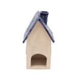 Domek ceramiczny na świeczkę – Granatowy dach 2 (3)