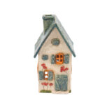 Domek ceramiczny na świeczkę – Morski dach 6