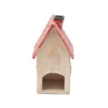 Domek ceramiczny na świeczkę – Różowy dach 2 (3)