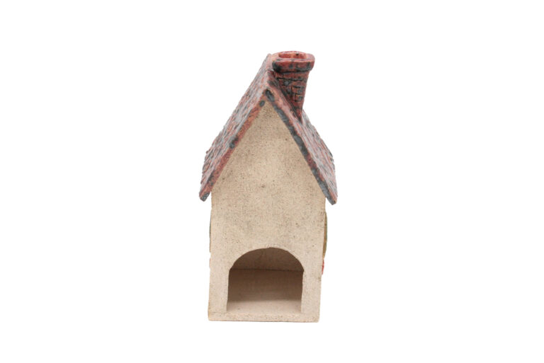 Domek ceramiczny na świeczkę – Różowy dach (3) Domek ceramiczny na świeczkę – Różowy dach (3)