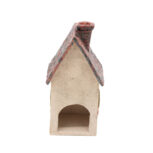 Domek ceramiczny na świeczkę – Różowy dach (3)