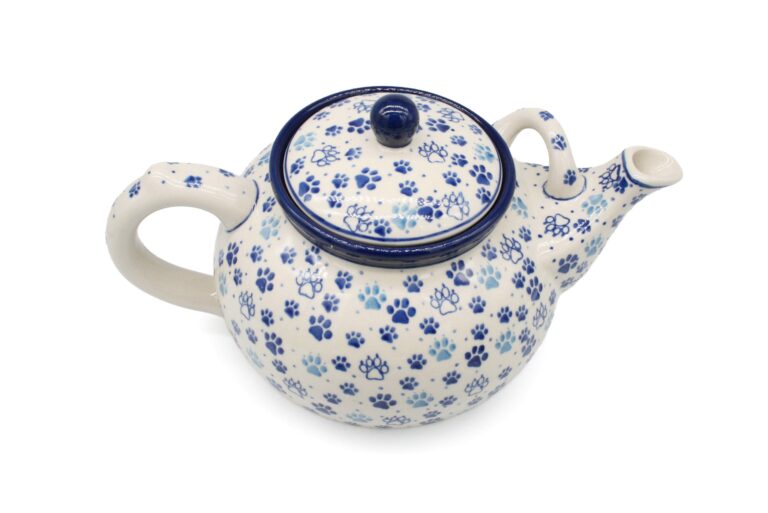Duży czajnik Psie Łapki – 1,8 L, Ceramika Bolesławiec (2) Duży czajnik Psie Łapki – 1,8 L, Ceramika Bolesławiec (2)