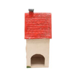 Duży domek ceramiczny na świeczkę – Czerwony dach (3)