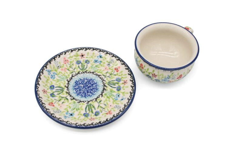 Filiżanka elegancka Kolorowa Wiosenna Łąka, Ceramika Bolesławiec (2) Filiżanka elegancka Kolorowa Wiosenna Łąka, Ceramika Bolesławiec (2)