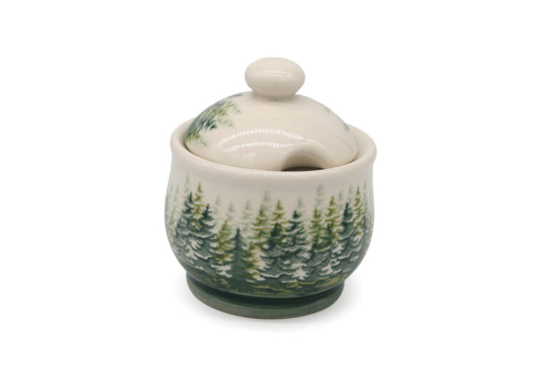 Cukierniczka okrągła Fiński Las, Polska Ceramika