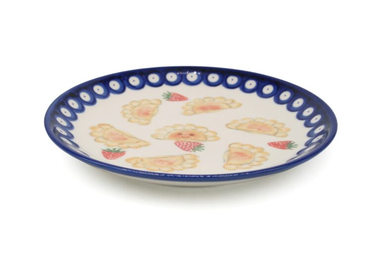 Talerz śniadaniowy Pierogi z Truskawkami, Ceramika Bolesławiec (2) Talerz śniadaniowy Pierogi z Truskawkami, Ceramika Bolesławiec (2)