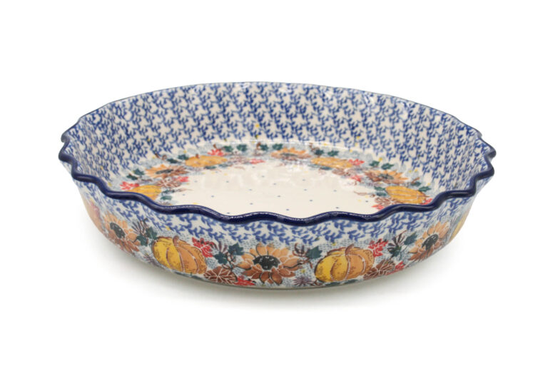 Forma do pieczenia lub na tartę Słoneczniki i Dynie, Ceramika Bolesławiec (2) Forma do pieczenia lub na tartę Słoneczniki i Dynie, Ceramika Bolesławiec (2)